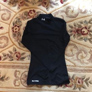 Under armor coldgear mock neck long sleeve  shirt